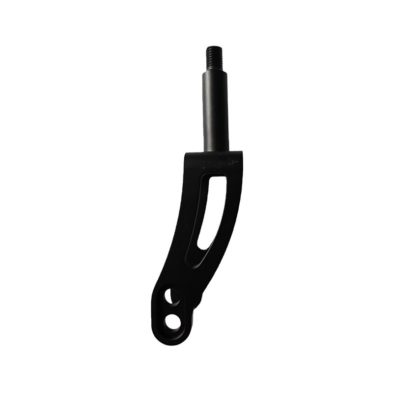 How does aluminum mold stamping enhance the strength and durability of wheelchair forks?